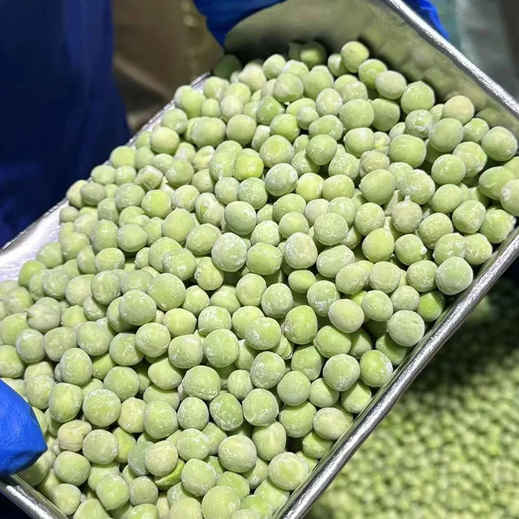 Frozen Sweet thiab Crisp Qab Zib Snap Peas